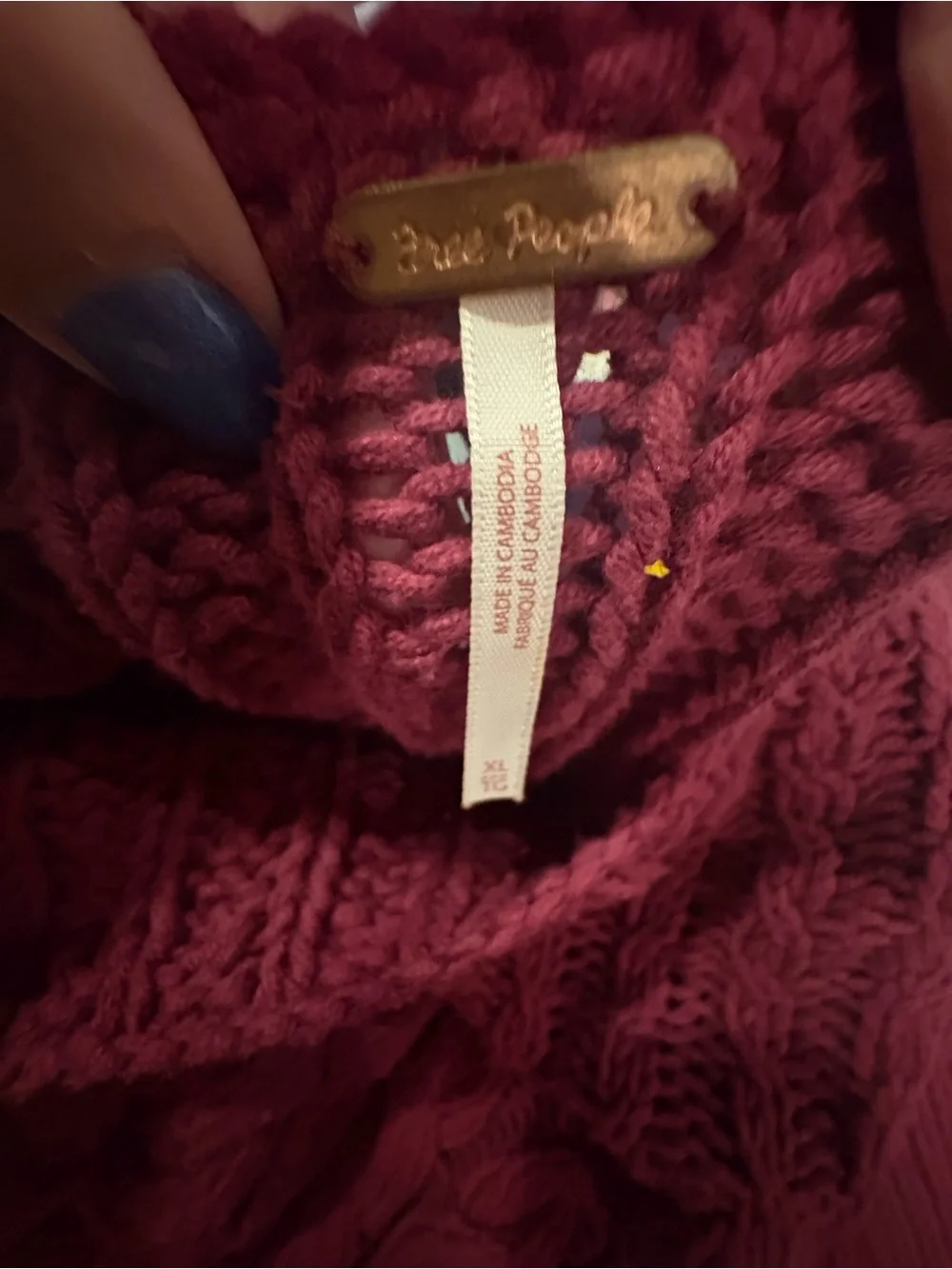 Free People Sandre Pullover XL